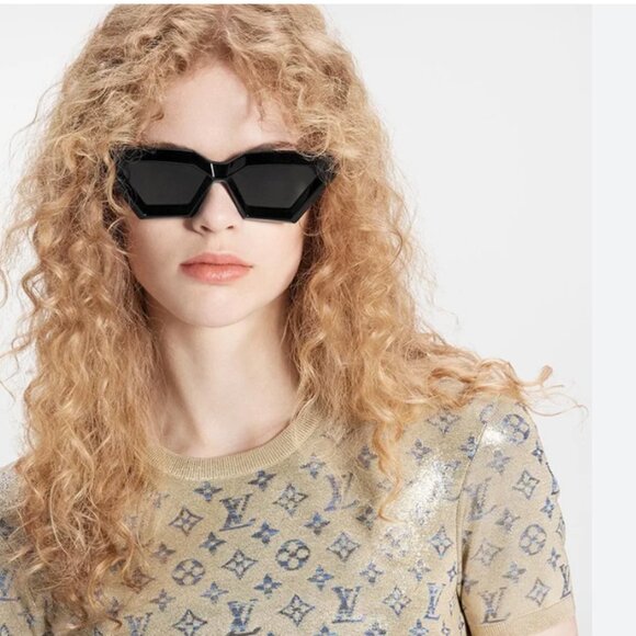 Pre-owned Louis Vuitton Black LV Cut Sunglasses 2022 - Picture 13 of 13